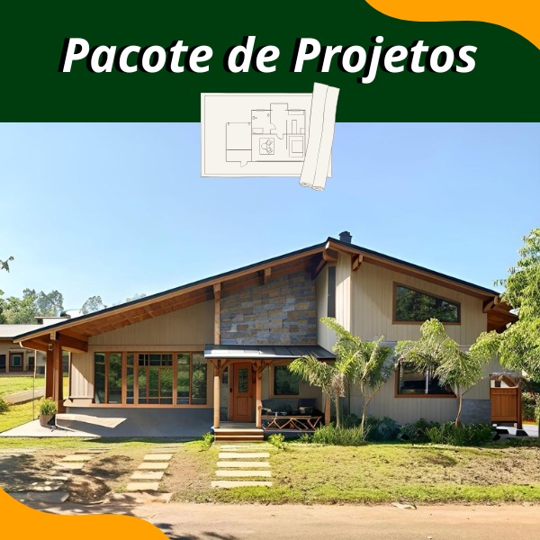 Pacote de Projetos Casas de Campo